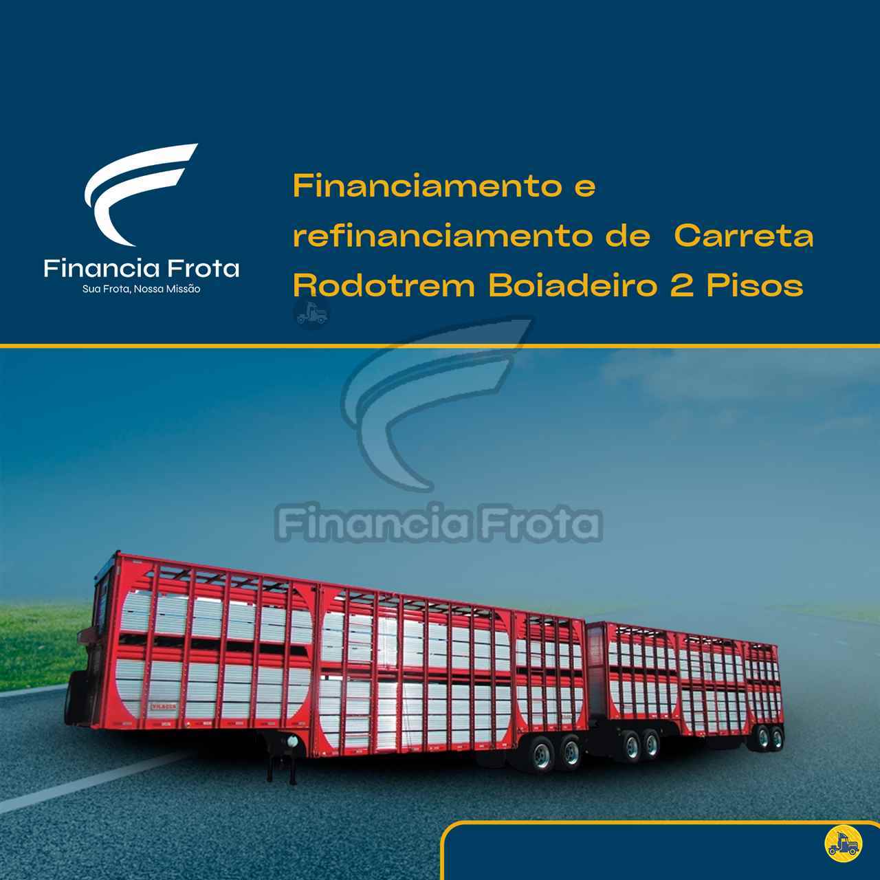 Financiamento Rodotrem Boiadeiro 2 Pisos - Financia Frota